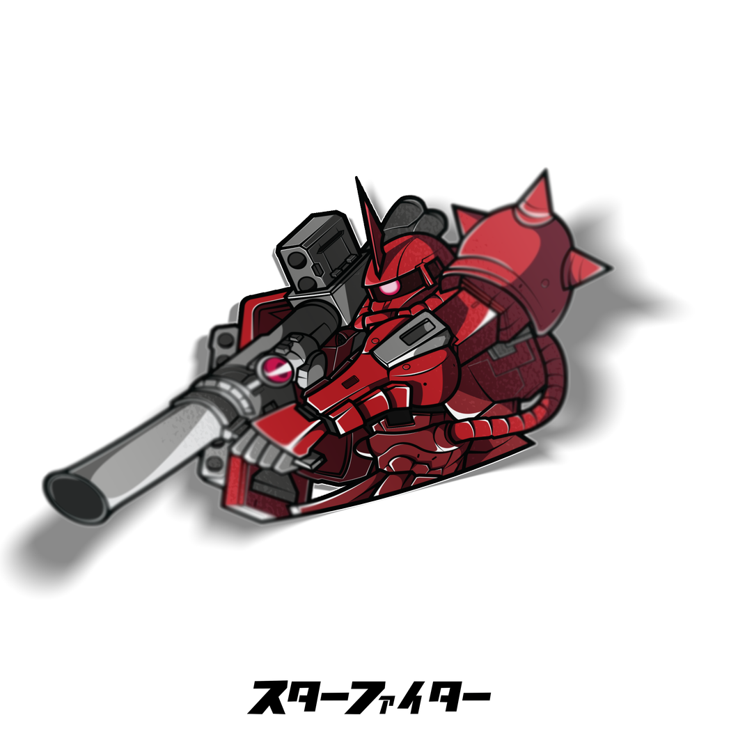 Red Comet Sticker