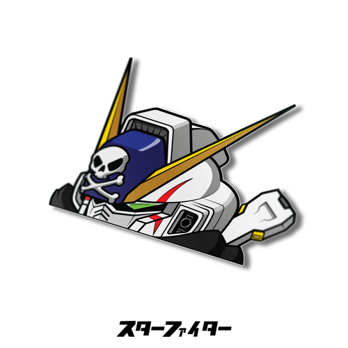 Crossbone Sticker