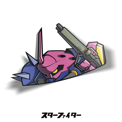 Messer Commander Sticker