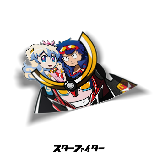 Simon and Nia Sticker