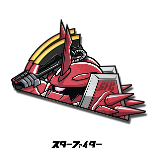 Zeon Warrior Gunner Sticker